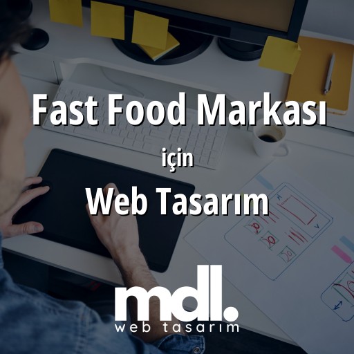 Fast Food Markası için web tasarım hizmeti