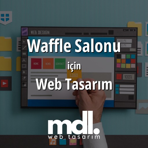 Waffle Salonu için web tasarım hizmeti